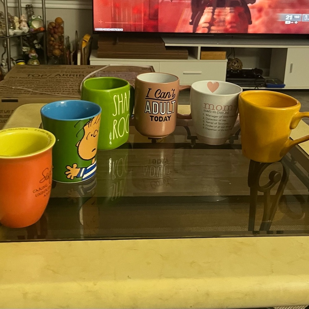 Colorful Ceramic Mug Set